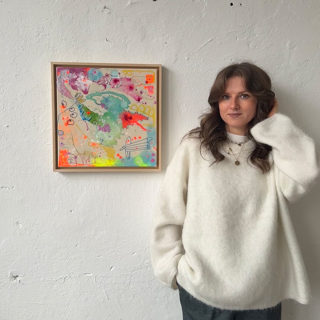 Lina Rau im Atelier